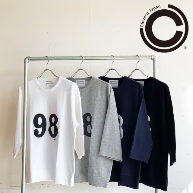 Cloveru (クローバル)　 "NUMBER 98"　【半端丈スウェット】【CLFW-2301】【インタープレイ INTERPLAY】