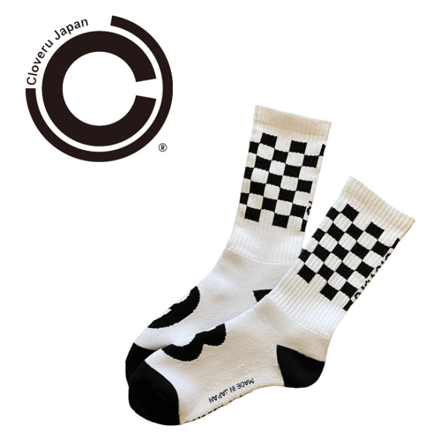 Cloveru (クローバル)　Wide  "98 CHECKERD SOCKS"　【ソックス】【CLFW-2309】【インタープレイ INTERPLAY】