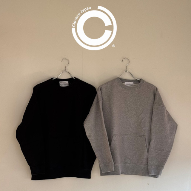 Cloveru (クローバル)　Wide Crew  AOKI MUJI CREW 25　【クルーネックスウェット】【CLFW-2501】【インタープレイ INTERPLAY】