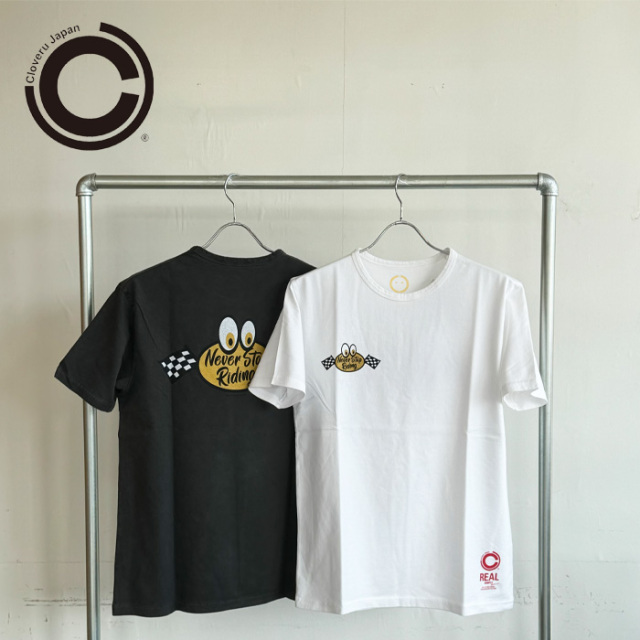 Cloveru (クローバル)　 NEVER STOP RIDING 　【Tシャツ プリント 半袖】【Japan Quality Standard Tee】【CLSS-2403】【インタープ