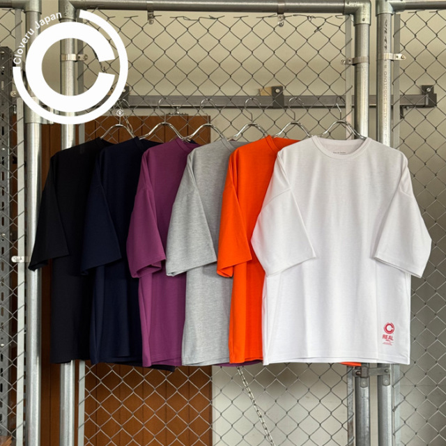 Cloveru (クローバル)　Recycle MUJI WIDE TEE　【無地ワイドTシャツ】【CLSS-2502】【インタープレイ INTERPLAY】