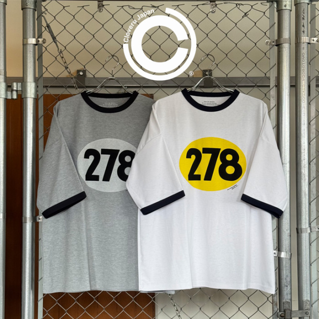 Cloveru (クローバル)　NUMBER 278 RINGER WIDE　【ワイドTシャツ リンガータイプ】【CLSS-2505】【Greenroom Haleiwaコラボレーショ