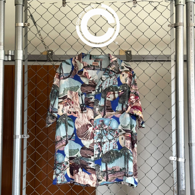 Cloveru (クローバル)　 Special 40s Cloveru with TOWN CRAFT Picture Aloha Shirts 　【アロハシャツ 半袖】【CLSS-2614】【インタ