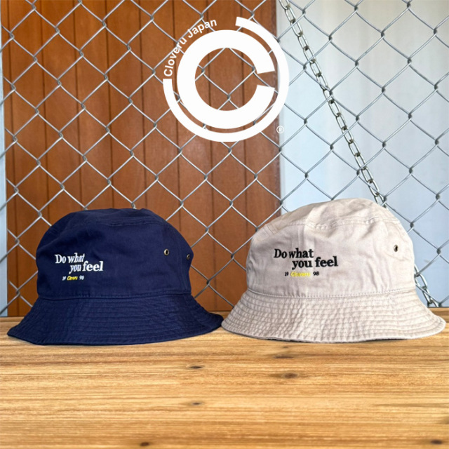 Cloveru (クローバル)　 "do what you feel" Summer Limited Bucket Hat　【バケットハット 帽子】【インタープレイ INTERPLAY】