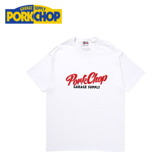 PORKCHOP GARAGE SUPPLY (ポークチョップ ガレージサプライ)　 24 SCRIPT TEE 　【TEE Tシャツ】【インタープレイ INTERPLAY】
