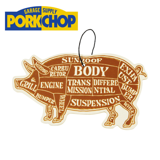 PORKCHOP GARAGE SUPPLY (ポークチョップ ガレージサプライ)　 AIR FRESHENER  (COCONUT)　【エアフレッシュナー】【インタープレイ