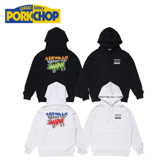 PORKCHOP GARAGE SUPPLY (ポークチョップ ガレージサプライ)　 AIR PORK HOODIE　【プルオーバーパーカー】【AIRWALK エアウォーク 