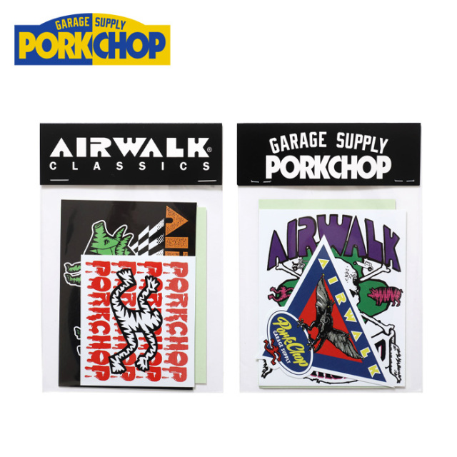 PORKCHOP GARAGE SUPPLY (ポークチョップ ガレージサプライ)　 AP STICKER SET　【ステッカーセット ステッカー  シール】【AIRWALK 