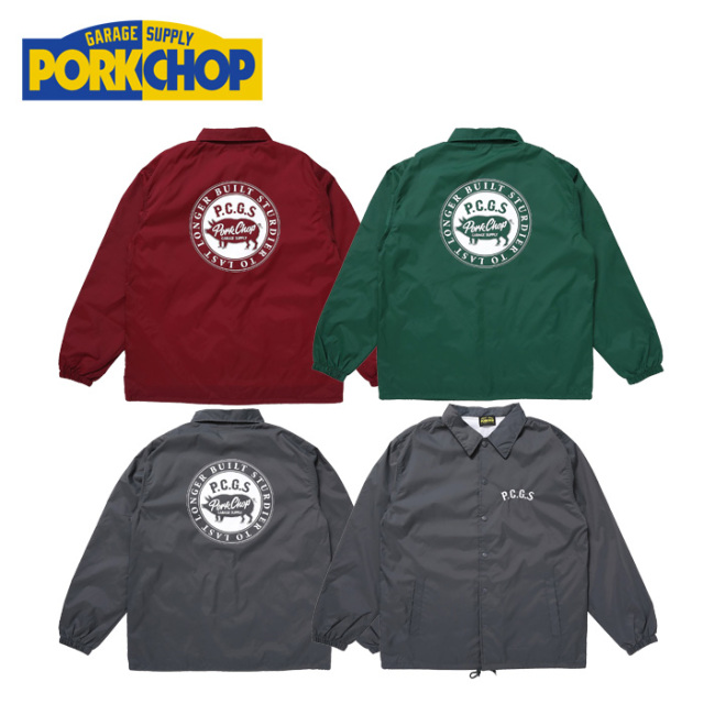 PORKCHOP GARAGE SUPPLY (ポークチョップ ガレージサプライ)　 CIRCLE PORK COACH JKT 　【コーチジャケット アウター】【インタープ