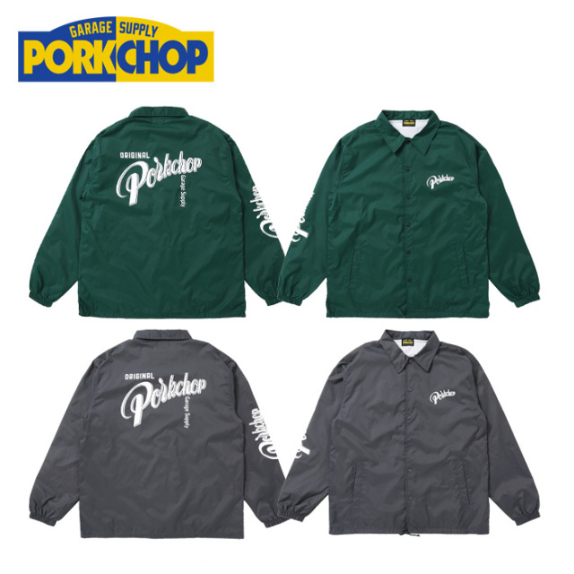 PORKCHOP GARAGE SUPPLY (ポークチョップ ガレージサプライ)　CRS LOGO COACH JKT　【コーチジャケット】【インタープレイ INTERPLAY