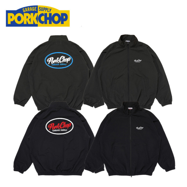 ポークチョップ PORKCHOP/OVAL LOGO NYLON JACKET ポークチョップ PORKCHOP/OVAL LOGO NYLON JACKET