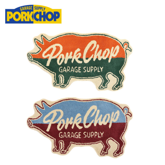PORKCHOP GARAGE SUPPLY (ポークチョップ ガレージサプライ)　 PORK RUG (WILDERNESS/FARM) 　【ラグ マット】【送料無料】【インタ