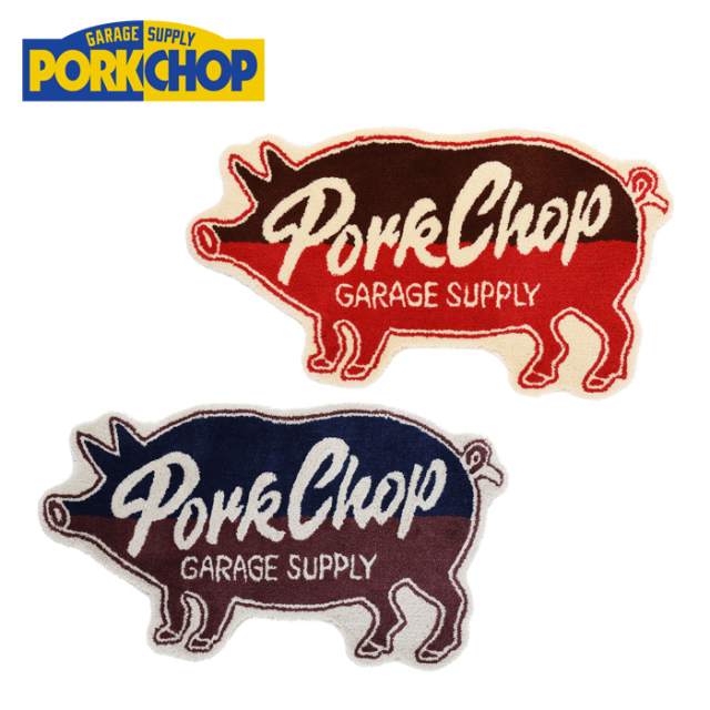 PORKCHOP GARAGE SUPPLY(ポークチョップ ガレージサプライ)　PORK RUG (COUNTRY/LAKE)　【ラグ マット】【送料無料】