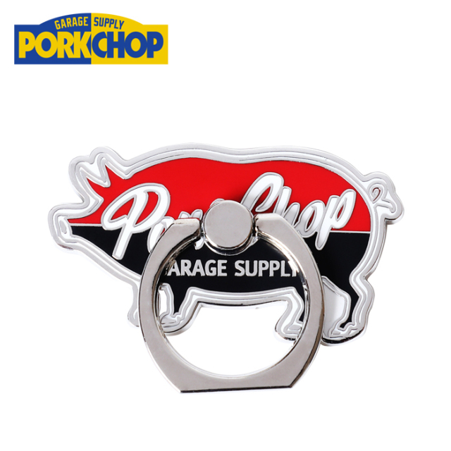 PORKCHOP GARAGE SUPPLY (ポークチョップ ガレージサプライ)　 P RING(PORK)　【スマートフォン用ホールドリング】【バンカーリング