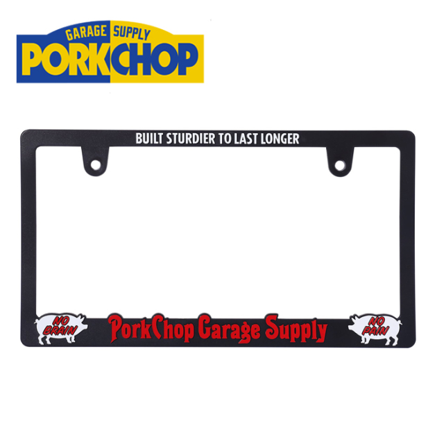 PORKCHOP GARAGE SUPPLY (ポークチョップ ガレージサプライ)　 RAISED LICENSE FRAME 　【ライセンスフレーム】【インタープレイ INT