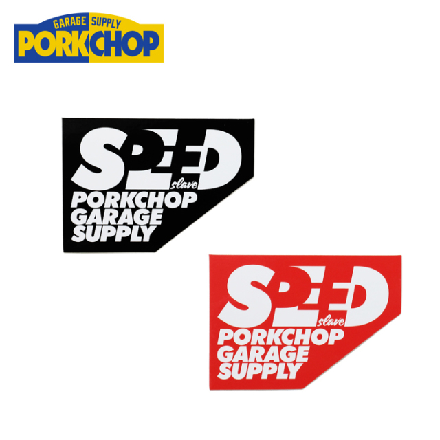 PORKCHOP GARAGE SUPPLY (ポークチョップ ガレージサプライ)　 SPEED SLAVE STICKER　【ステッカー シール】【インタープレイ INTERP