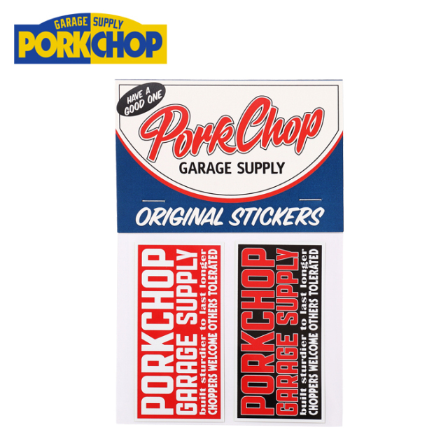 PORKCHOP GARAGE SUPPLY (ポークチョップ ガレージサプライ)　 SQUARE STICKER SET　【ステッカーセット シール】【インタープレイ I