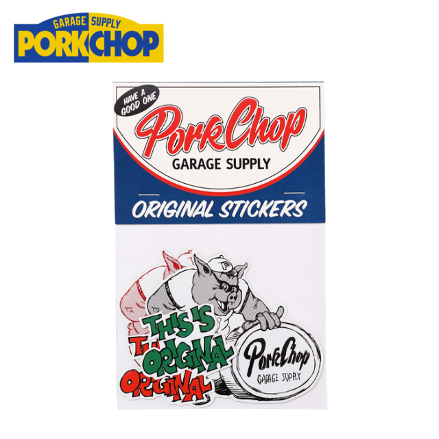 PORKCHOP GARAGE SUPPLY (ポークチョップ ガレージサプライ)　 THIS IS ORIGINAL STICKER SET　【ステッカーセット シール】【インタ