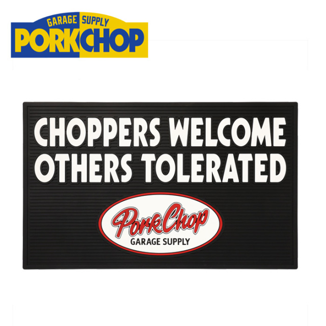 PORKCHOP GARAGE SUPPLY (ポークチョップ ガレージサプライ)　 WELCOME RUBBER MAT　【ラバーマット】【インタープレイ INTERPLAY】