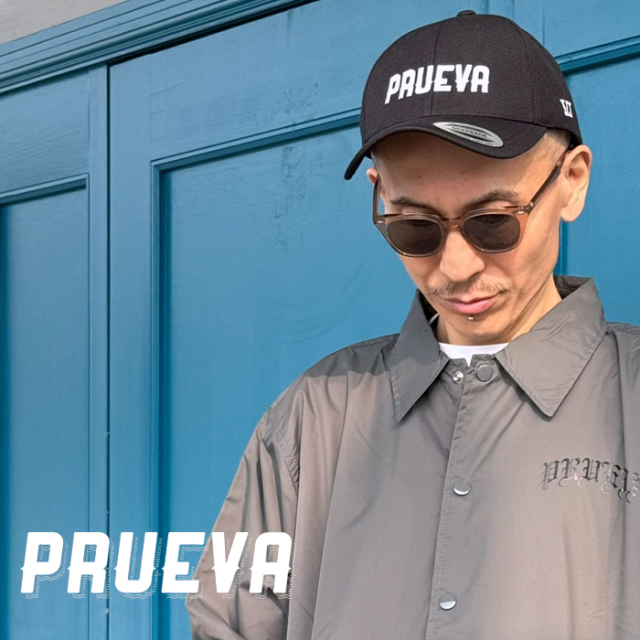 PRUEVA (プルエバ)　STANDARD CAP　【キャップ 帽子】【6パネル スナップバックキャップ】【倉本一真 CHICANO 西海岸】