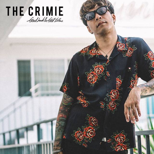 Crimie クライミー Rose Aloha Short Shirt