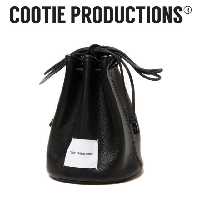 COOTIE(クーティー)  Leather Bucket Bag 　【CC-211】【レザー バケットバック】