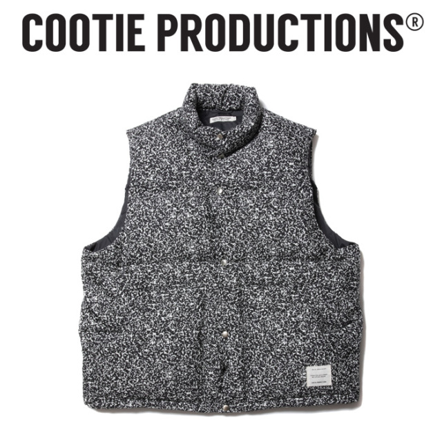 COOTIE (クーティー)　T/W Jacquard Down Vest　【ダウンベスト ジャガード】【COOTIE PRODUCTIONS  クーティープロダクションズ】【C