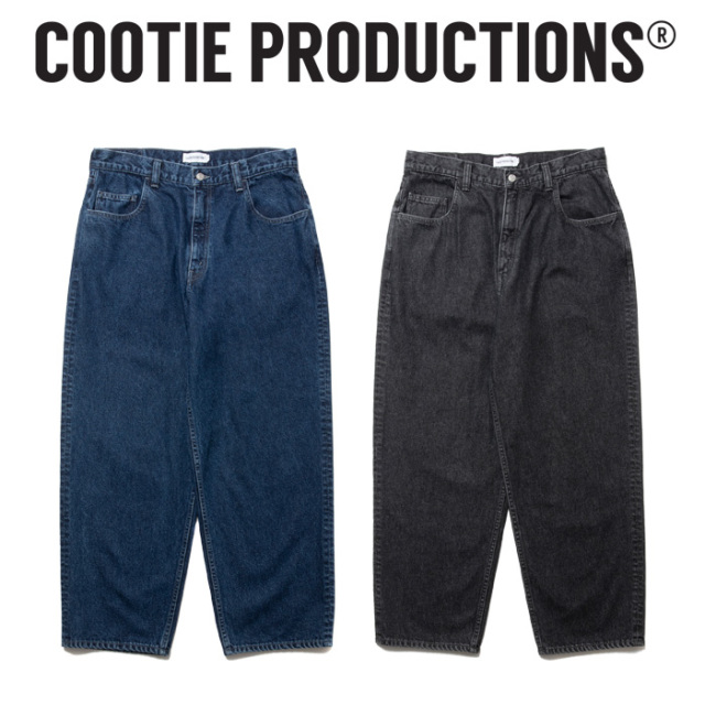 COOTIE(クーティー) 　 5 Pocket Denim Baggy Pants 　【CTE-24A103】【デニム バギー パンツ】【COOTIE PRODUCTIONS クーティープロ