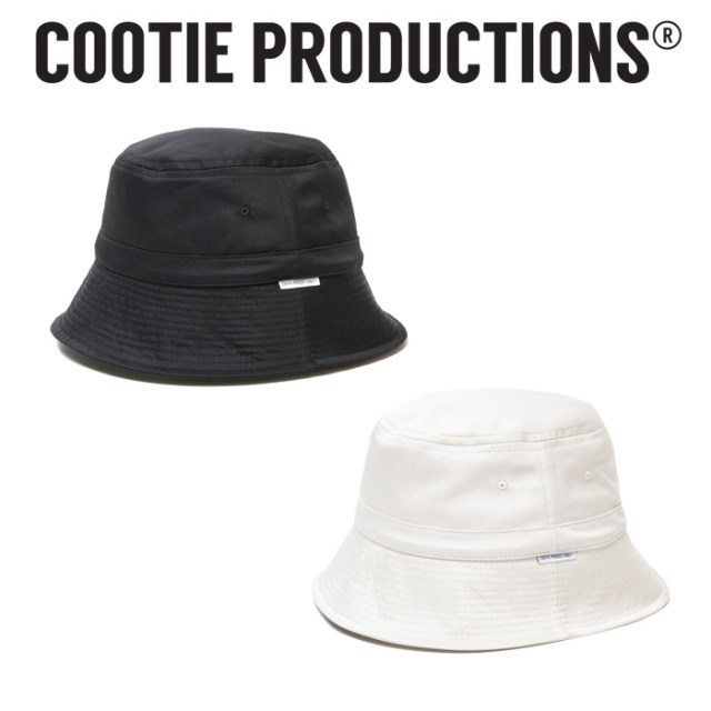 COOTIE(クーティー) 　 Cotton Satin Bucket Hat 　【コットン サテン バケットハット】【CTE-24A510】　