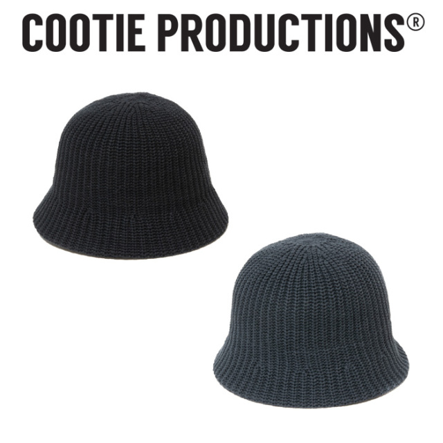 COOTIE(クーティー) 　 Rib Stitch Knit Crasher Hat 　【ニットクラッシャー バケットハット】【CTE-24A514】　