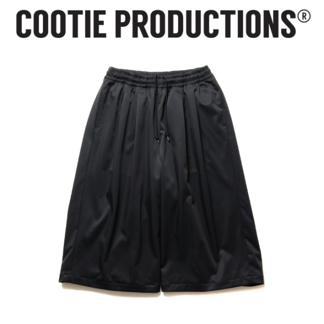 COOTIE(クーティー) 　 Polyester Twill 2 Tuck Track Shorts 　【CTE-24S128】【2タック トラック ショーツ】【COOTIE PRODUCTIONS 