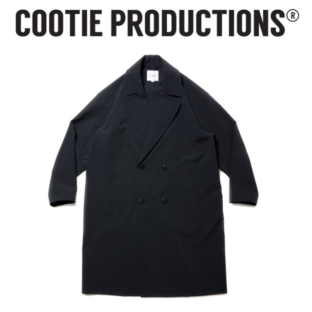COOTIE(クーティー) Polyester Typewriter Double Breasted Coat