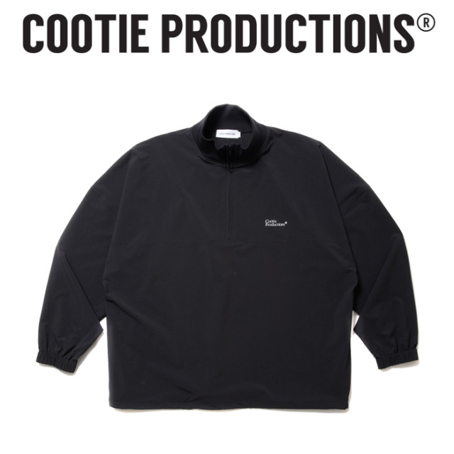 COOTIE(クーティー) Nylon Light Cloth Half Zip L/S Tee