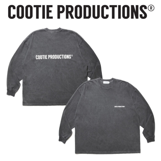 COOTIE (クーティー)　 Pigment Dyed L/S Tee 　【ロングスリーブ TEEシャツ】【COOTIE PRODUCTIONS クーティープロダクションズ】【