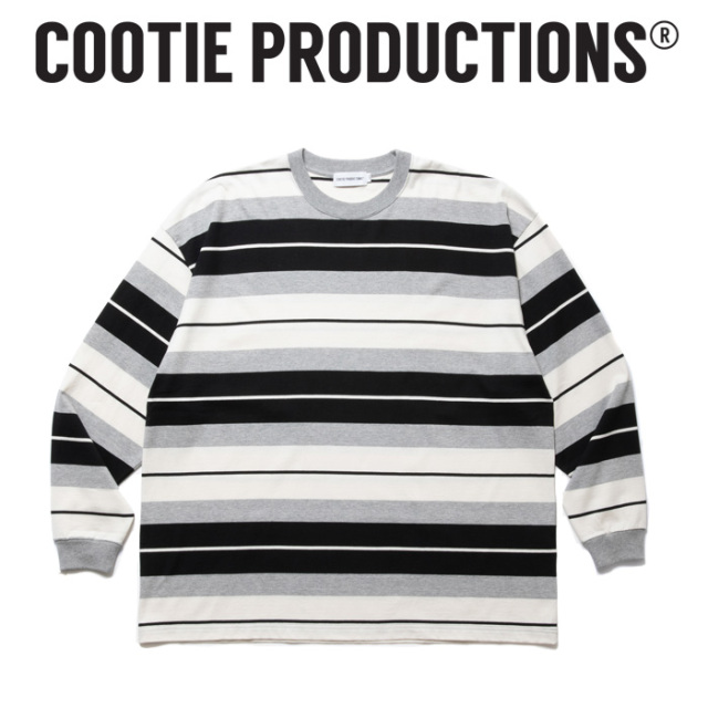 COOTIE(クーティー) Panel Border L/S Tee
