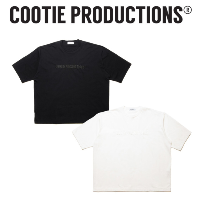 COOTIE (クーティー)　 Oversized S/S Tee (Embroidery) 　【オーバーサイズ TEEシャツ】【COOTIE PRODUCTIONS クーティープロダクシ