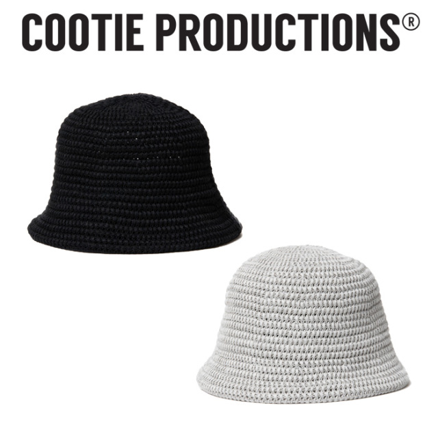 COOTIE(クーティー) 　 Knit Crusher Hat 　【ニットクラッシャー バケットハット】【CTE-24S515】　