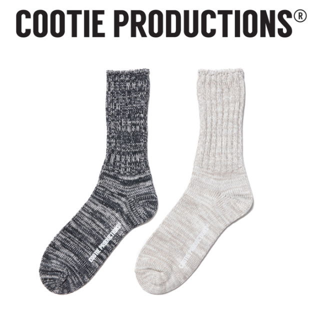 COOTIE (クーティー) Raza Lowgauge Socks 　【CTE-24S535】【ソックス 靴下】【COOTIE PRODUCTIONS クーティープロダクションズ】