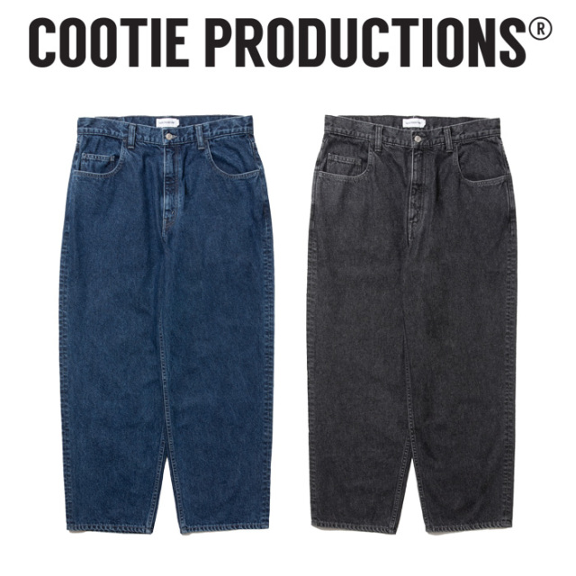 COOTIE(クーティー) 　 5 Pocket Denim Baggy Pants 　【CTE-25S105】【5ポケット デニム パンツ】【COOTIE PRODUCTIONS クーティー