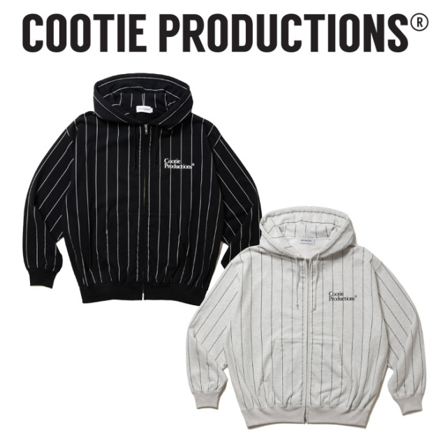 COOTIE (クーティー) 　 Allover Print Open End Yarn Sweat Zip Hoodie 　【CTE-25S304】【スウェット フーディー ジップ パーカー