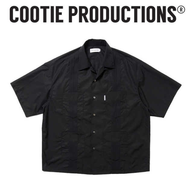 COOTIE (クーティー) 　 120/2 Typewriter Cuba S/S Shirt 　【CTE-25S408】【キューバ シャツ】【COOTIE PRODUCTIONS クーティープ