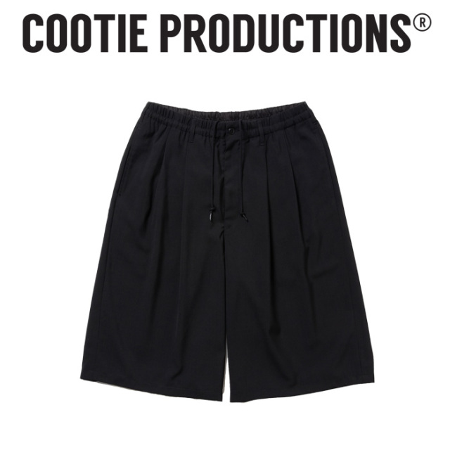 COOTIE(クーティー) 　 T/W 2 Tuck Easy Shorts 　【CTE-25S103-PLAIN】【イージー ショーツ パンツ】【COOTIE PRODUCTIONS クーティ