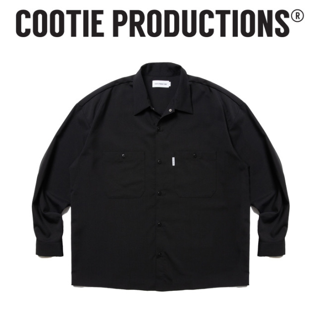 COOTIE (クーティー) 　 T/W Work L/S Shirt 　【CTE-25S401-PLAIN】【シャツ】【COOTIE PRODUCTIONS クーティープロダクションズ】