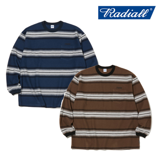 【SALE30%OFF】　RADIALL ラディアル 　4LINKS - CREW NECK T-SHIRT L/S　 【ロングスリーブTシャツ】【2024 AUTUMN＆WINTER COLLECT