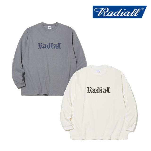 RADIALL ラディアル 　HOT BOX - CREW NECK T-SHIRT L/S　 【ロングスリーブTシャツ】【2024 AUTUMN＆WINTER COLLECTION】【RAD-24AW
