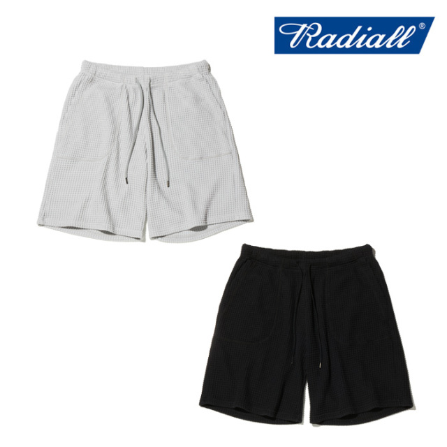 RADIALL ラディアル 　 BIG WAFFLE - STRAIGHT FIT EASY SHORTS 　 【ショートパンツ】【RAD-24SS-CUT005】【インタープレイ INTERPL