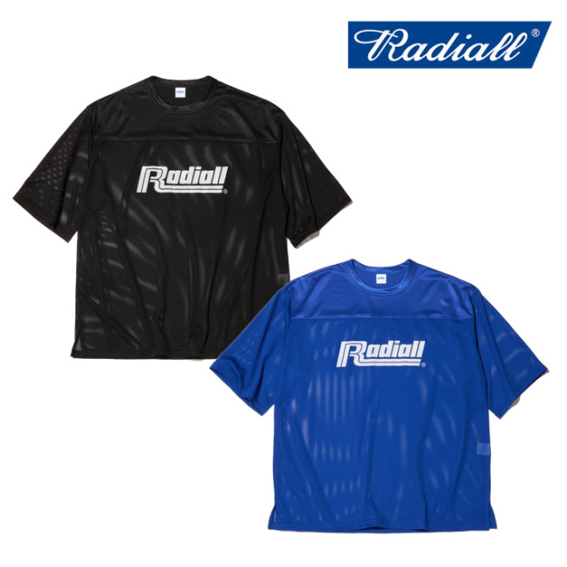 RADIALL ラディアル 　LAIDBACK - CREW NECK T-SHIRT S/S 　 【フットボールシャツ】【2024 SPRING ＆ SUMMER COLLECTION】【RAD-24S