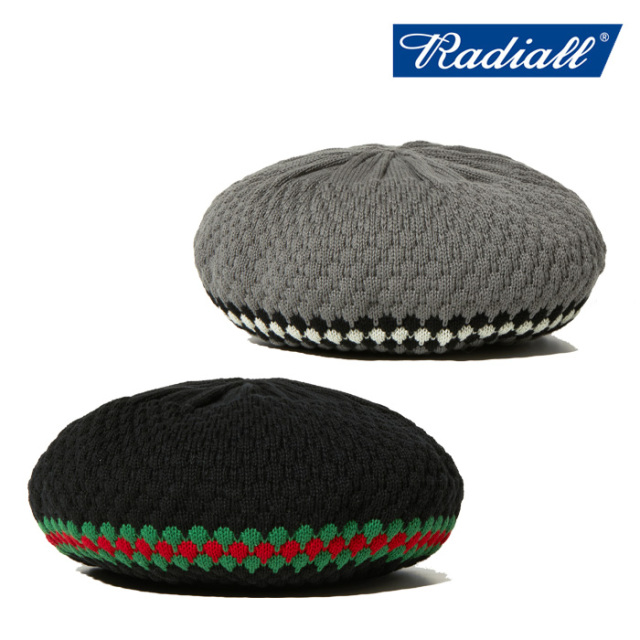 RADIALL ラディアル 　 TROJAN BORDER - TAM CAP 　 【タム】【2024 SPRING＆SUMMER COLLECTION】【RAD-24SS-HAT007】【インタープレ