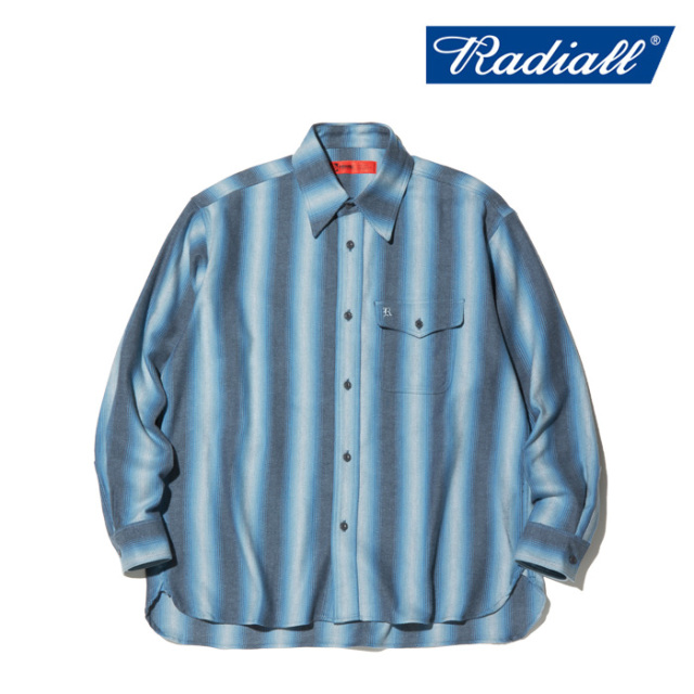 RADIALL ラディアル 　 CHEV - REGULAR COLLARED SHIRT L/S 　 【レギュラーカラーシャツ】【2024 SPRING ＆ SUMMER COLLECTION】【R