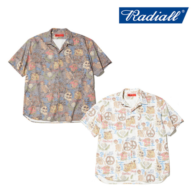 RADIALL ラディアル 　 TRUE DEAL - REGULAR COLLARED SHIRT S/S 　 【ワークシャツ】【2024 SPRING ＆ SUMMER COLLECTION】【RAD-24